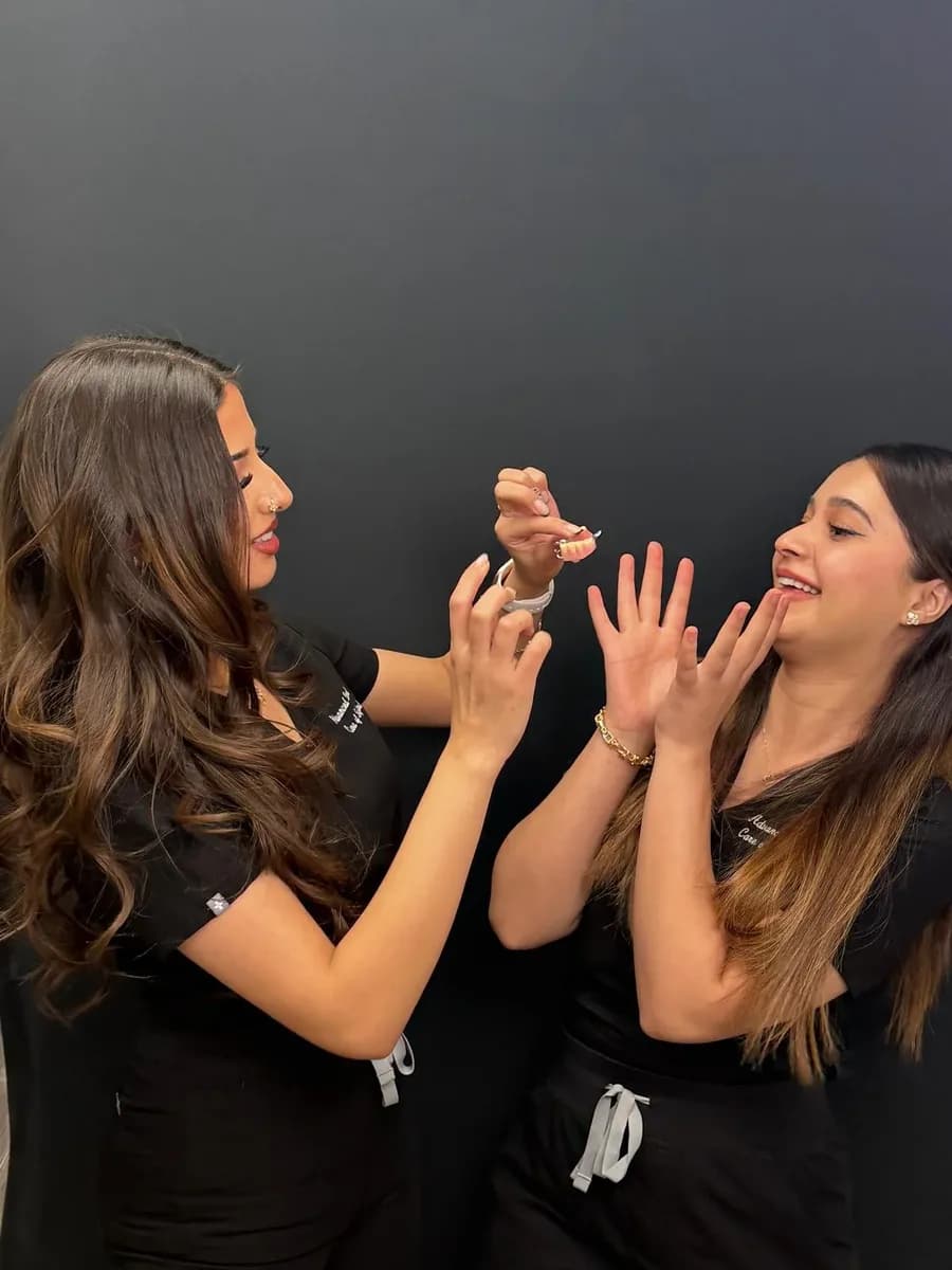 Celebrating a great day at the office