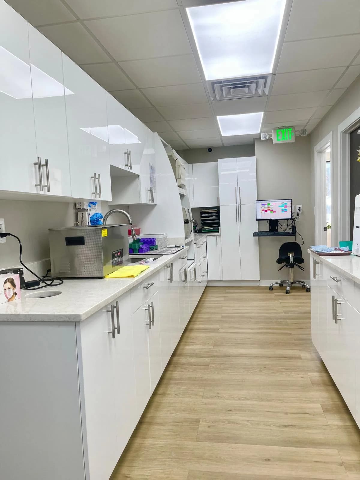 In-house dental lab with 3D printer