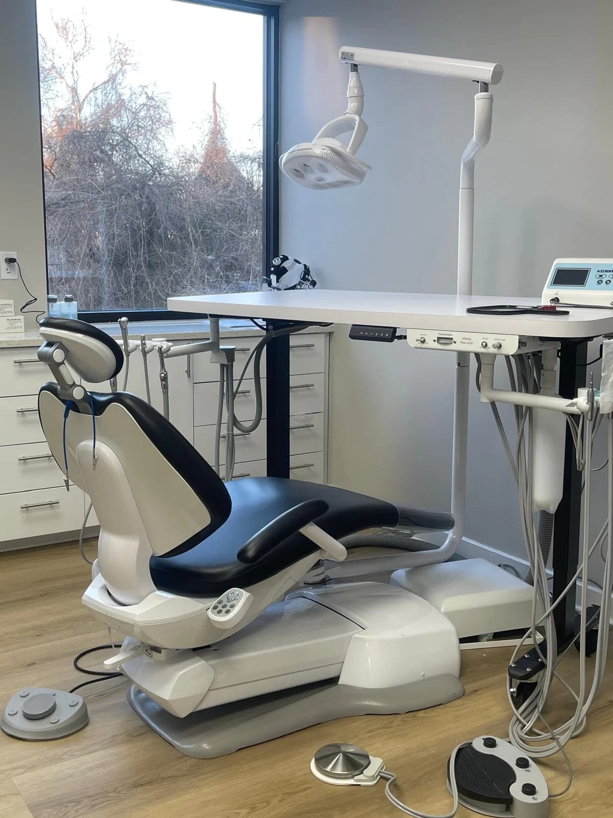 Treatment room with advanced equipment