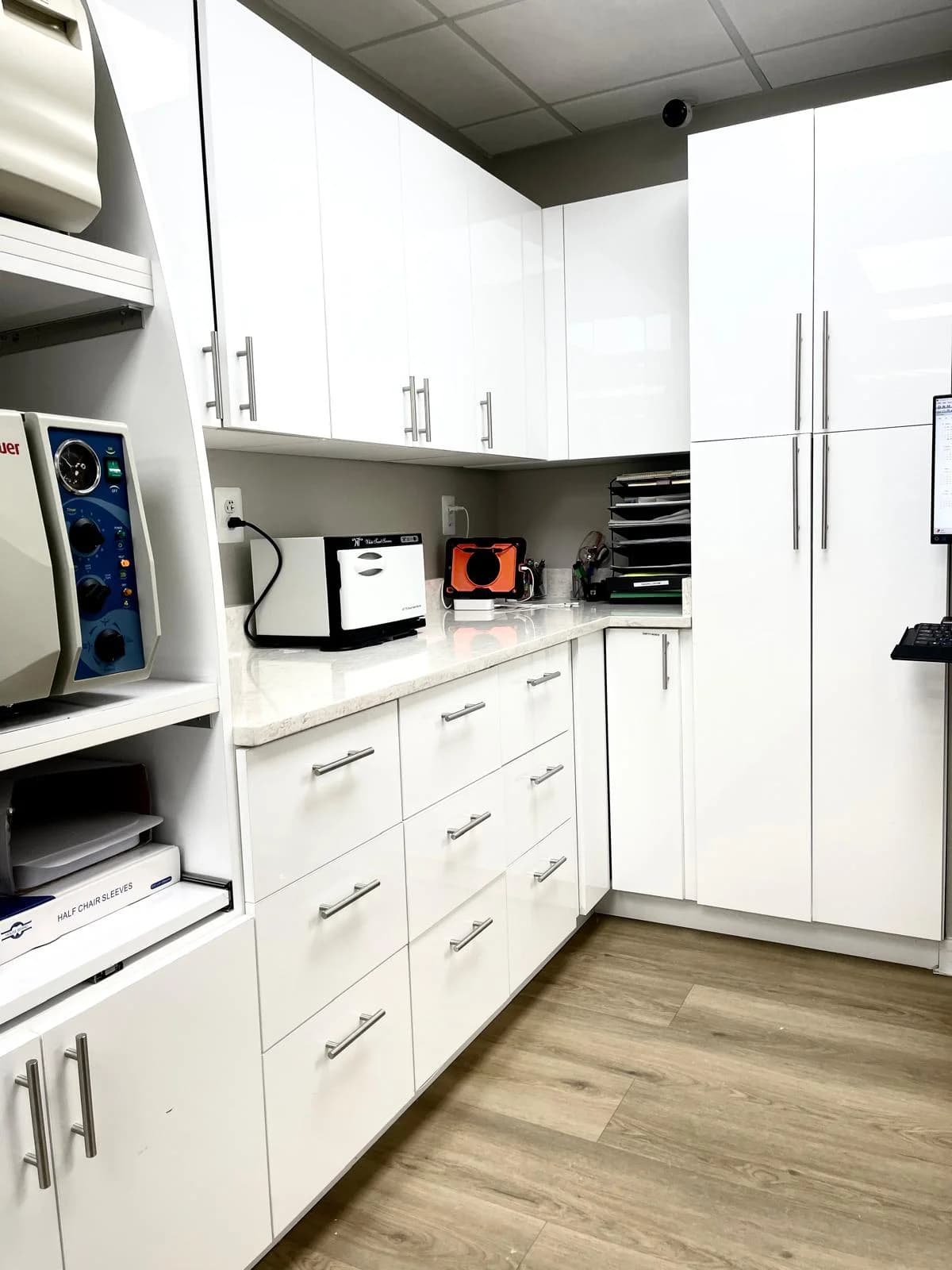 Sterilization and instrument processing area